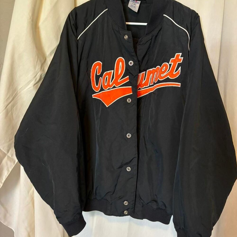Russell-athletic Men's Black and Navy Jacket
